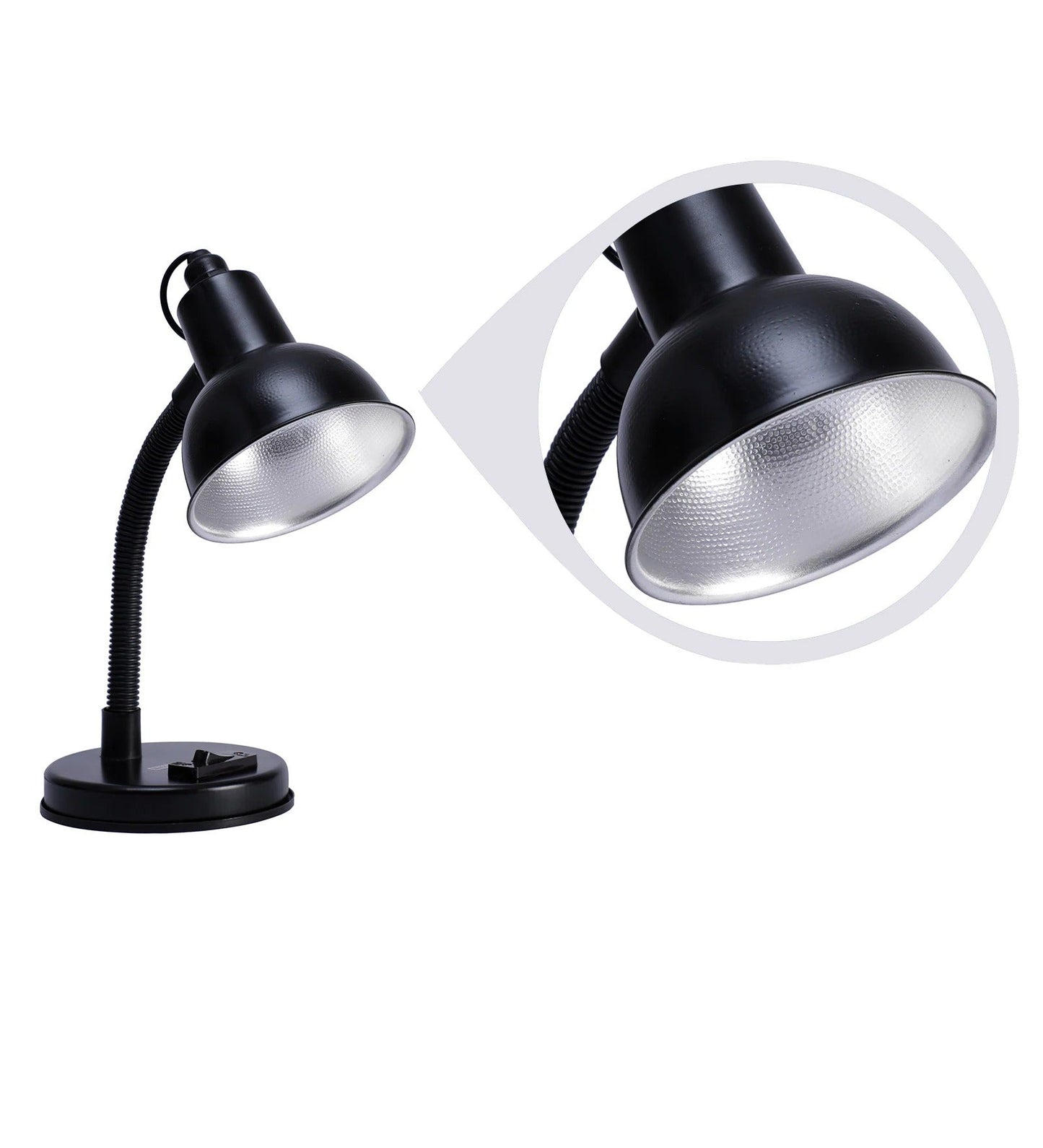 Black Aluminium Genevieve Table Lamp – Modern Designer Desk Lamp for Home & Office